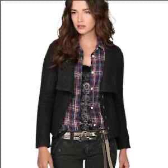 Free People Herringbone Wool Blazer - Picture 11 of 13